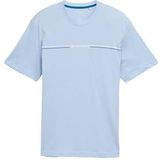 T-shirt - Gestreepte Logo-Print - Katoen - Regular Fit - Biologisch Katoen