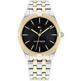 Tommy Hilfiger Vrouwen analoog quartz horloge met roestvrij stalen band 1782549, Zwart