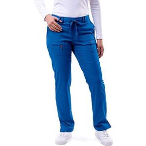 Adar Pro P4100T damesjas, medische skinny yogabroek, koningsblauw, 2 stuks