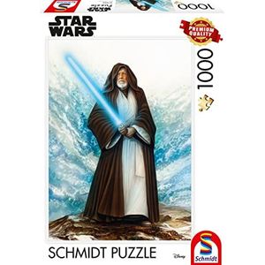 Schmidt Spiele 57593 Thomas Kinkade, Lucas film, Monte Moore, The Jedi Master, puzzel met 1000 stukjes, normaal