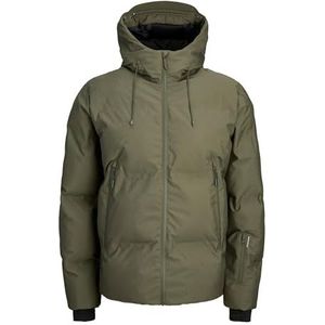 JACK & JONES - FUSION - Winterjas - Olijfgroen - Gewatteerd