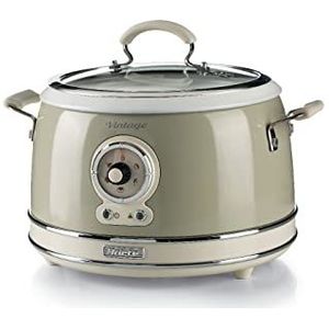 Ariete Retro Slowcooker & Rijstkoker - 1.8 L - Beige