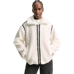 Tom Tailor Denim - Regular Fit - Damesjack - Teddy - Platte Kraag