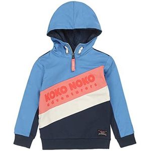 Koko Noko Baby-jongens jongens jongens jumper blauw met capuchon sweater, blauw, 6 Maanden