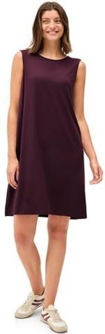 CECIL - Solid - Jurk - Wijnrood - Mouwloos - Knielengte