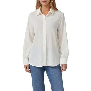 s.Oliver - Blouse - Wit - Klassieke Blouse - Lange Mouw