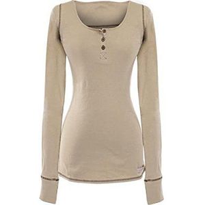 Garden Girl Top shirt met lange mouwen, beige, 35x24x2 cm