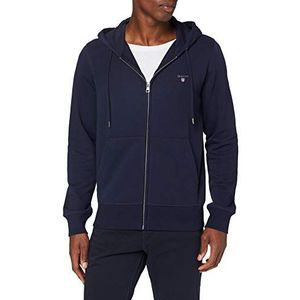 Gant Vest Blauw The Original Full Zip Hoodie 2046011/433