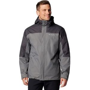 Columbia Tunnel Falls 2 Interchange Jacket voor heren, 3-in-1 winterjas (1 stuk), City Grey/Shark, XXL