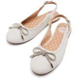 Gioseppo - Coon - Ballerina's - Zwart - Leer - Parelversiering