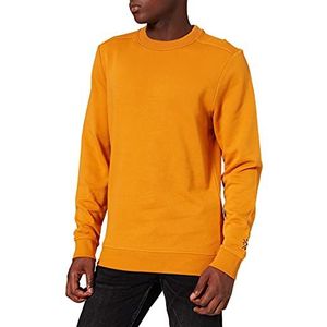 TOM TAILOR Uomini Basic sweatshirt 1027440, 10680 - Flame Brown, XL
