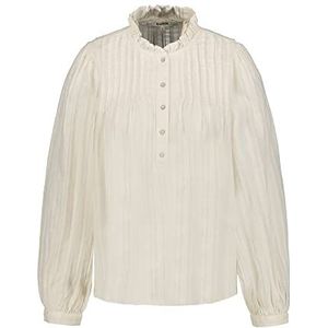 Garcia Damesshirt met lange mouwen, gebroken wit, S, off-white, S