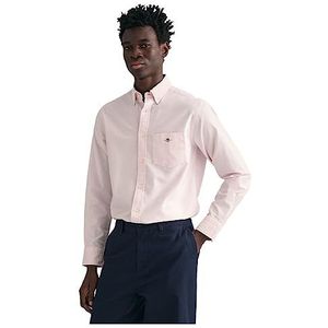 GANT Heren REG Oxford shirt klassiek overhemd, lichtroze, standaard, lichtroze, 3XL