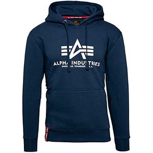 Alpha Industries Basic Hoody voor heren Naval Blue XXL