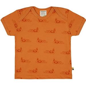 loud + proud Uniseks kinderprint, GOTS-gecertificeerd T-shirt, Carrood, 74/80, karrood