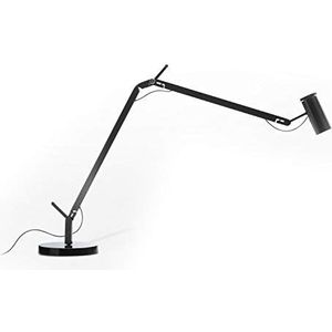 Tafellamp, flexibel, rond, LED, 7 W, 350 mA, 3000 K, model Polo, zwart, 15 x 38 x 50 cm (A642-001)