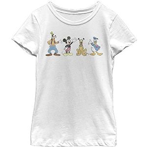 Disney Disney Groupie T-shirt voor meisjes, wit, M