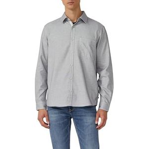 Shirt - Regular-fit - Overhemd - Lange Mouwen - Opgestikte Borstzak