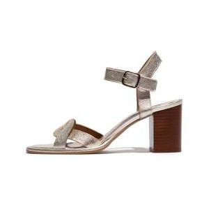 Fly London Dames MOJI263FLY Sandaal, Zilver/Goud, 4 UK, Zilver Goud, 37 EU