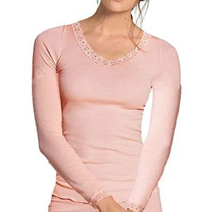 CALIDA Dames Silky Wool Joy T-shirt, roze (pale pink), M