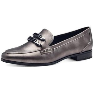 MARCO TOZZI Dames 2-24237-43 Slipper, pewter, 37 EU