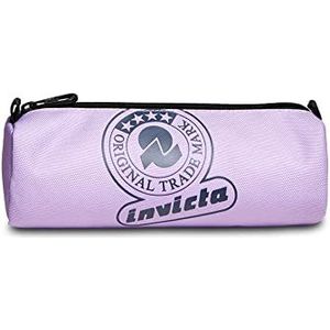 Invicta Logo pennenhouder, paars, school en vrije tijd