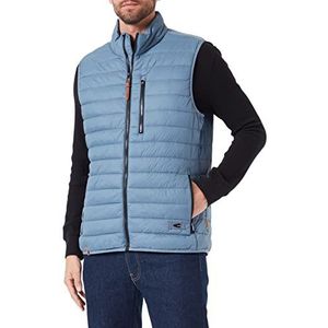 camel active heren vest, blauw (stone blue), 52