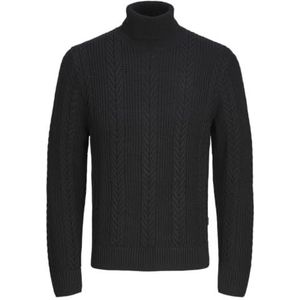 Jack & Jones Jcocipher Knit Roll Neck, zwart, M