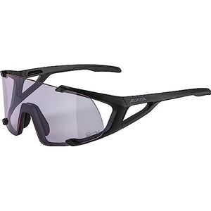 ALPINA Unisex - Volwassenen, HAWKEYE S Q-LITE V Sportbril, black matt, One Size