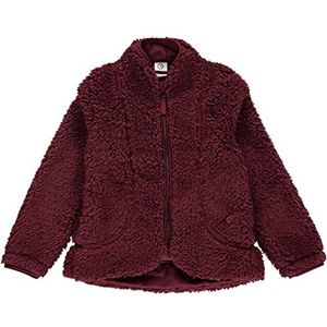 Müsli by Green Cotton Girl's Fleece Jacket, Fig, 110, Fig, 110 cm