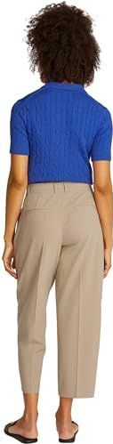 Tommy Hilfiger - Geweven Broek - Beige - Bi-Stretch - Riemlus - Onderhoudsvriendelijk