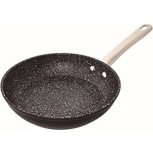 Jata Hogar braadpan met anti-aanbaklaag, aluminium gesmeed, zwart, 18 cm