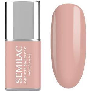 Semilac - S450 Light Peach - 3in1 One Step Glossy Gel Nagellak - 7 ml