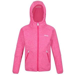 Regatta Maxwell Kids reflecterend fleece met capuchon en volledige ritssluiting. Geschikt om te wandelen.