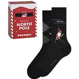 Burlington Heren X-Mas Gift Box Katoen halfhoog met patroon 2 paar sokken, meerkleurig (assortiment 0020), 40-46 (2-pack)