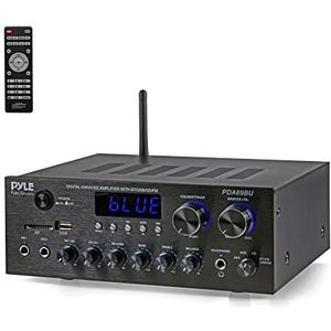 Pyle - Bluetooth-versterker - 300 W - Stereo-ontvanger - Voor Thuisbioscoop