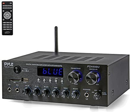 Pyle - Bluetooth-versterker - 300 W - Stereo-ontvanger - Voor Thuisbioscoop