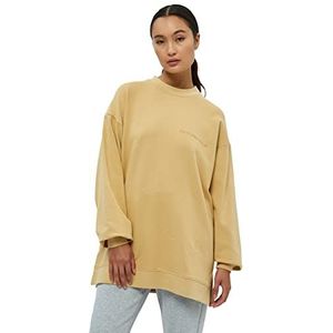 Beyond Now Jaden GOTS Long Sweatshirt | Beige Sweatshirts voor Vrouwen UK | Lente Trui voor Dames | Maat M