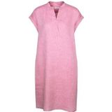 Seidensticker - Blousejurk - Roze - Regular Fit - Korte Mouwen - 100% Linnen