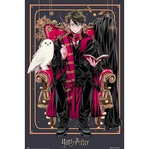 Officiële Harry Potter Wizard dynastie Harry Potter Poster - 91 x 61,5 cm - opgerold verzonden - coole posters - kunstposter - posters & prints - wandposters