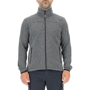 JEEP O102881-G557 J jas TRICOT functionele heren met ritszakken - etiket J23W heren donkergrijs gemêleerd S