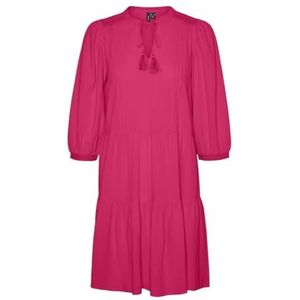 VERO MODA VMPRETTY tuniek voor dames, Raspberry Sorbet, XS