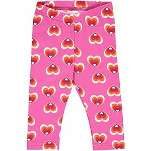 Fred's World by Green Cotton heart leggings baby, fuchsia/mandarijn/lollipop/plum, 56 cm