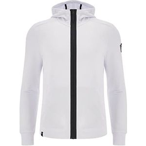 Macron Athleisure Scd Naxos Hoody met ritssluiting Sweat Man Wht Sweatshirt voor heren