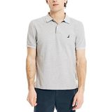 Nautica Heren Solid Anchor Deck Classic Fit Polo, Grijze Hei, M