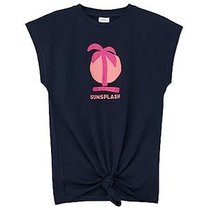 s.Oliver T-shirt voor meisjes, korte mouwen, blauw, 176 cm