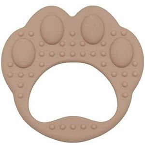 360 ° Baby Tandenborstel Teether Speelgoed Siliconen Teether Ring vanaf 6 maanden voor baby's en peuters - Tanden van siliconen met kleine gaten, gemakkelijk te wassen, oranje