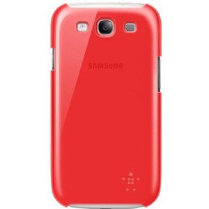 Belkin Micra Shield beschermhoes voor Samsung Galaxy S3 rood [Amazon frustratievrije verpakking]