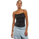 Urban Classics - Waterfall - T-shirt - Zwart - Spaghetti Bandjes