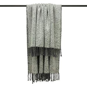 Furn Weaver 130X180 THROW GREY, acryl, grijs, 130x180cm